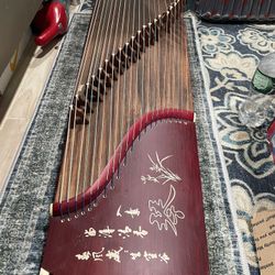 Chinese Zither Musical Instrument