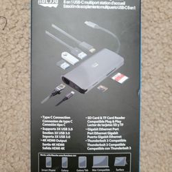 Multi Port Docking Station 8-in-1
