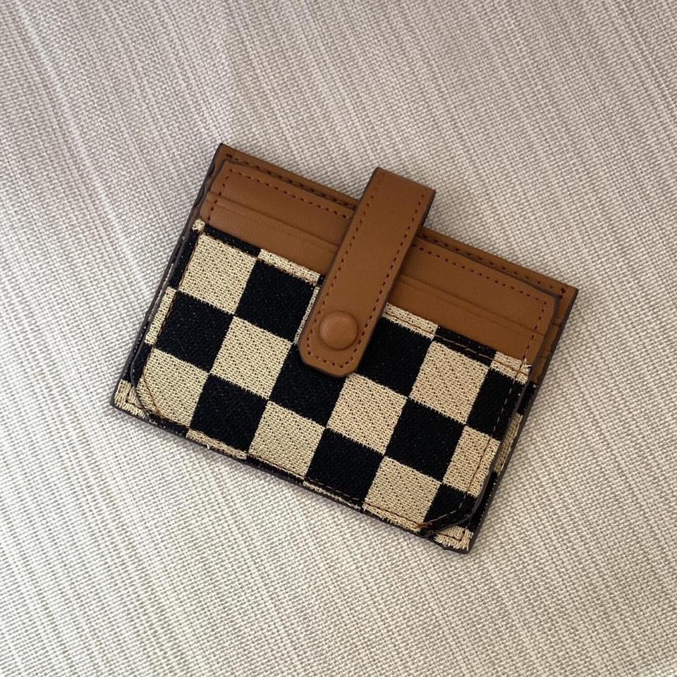 Wallet for Women,Canvas Snap Closure Small Wallet,Bifold Credit Card Holder Coin Purse with ID Window