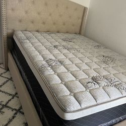 New Bed Frame With Mattress Queen