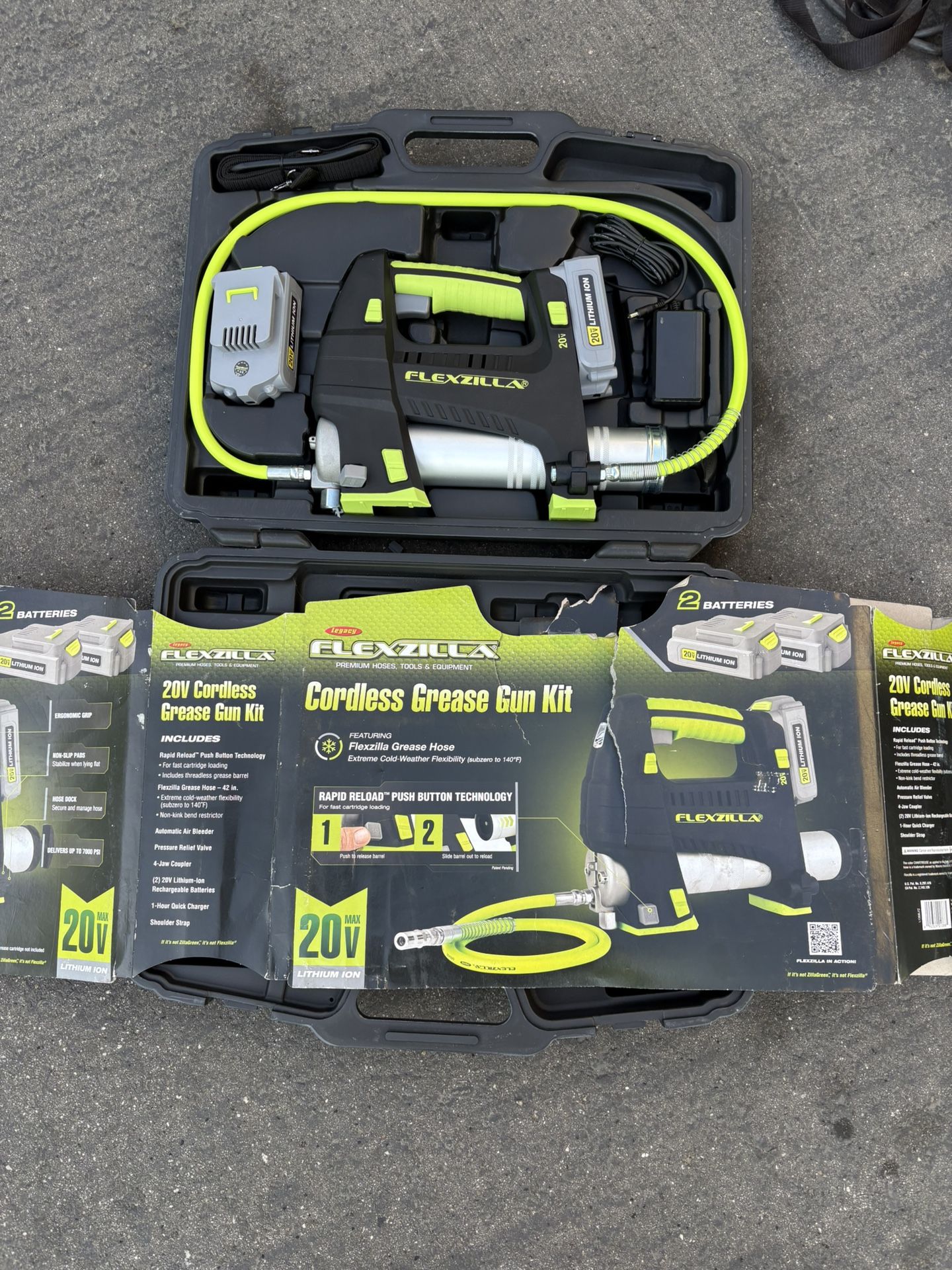 Cordless Grease Gun Kit