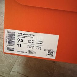 Nike Vomero 18 9.5 Men’s 