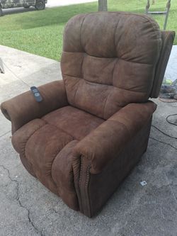 Lift recline massage chair