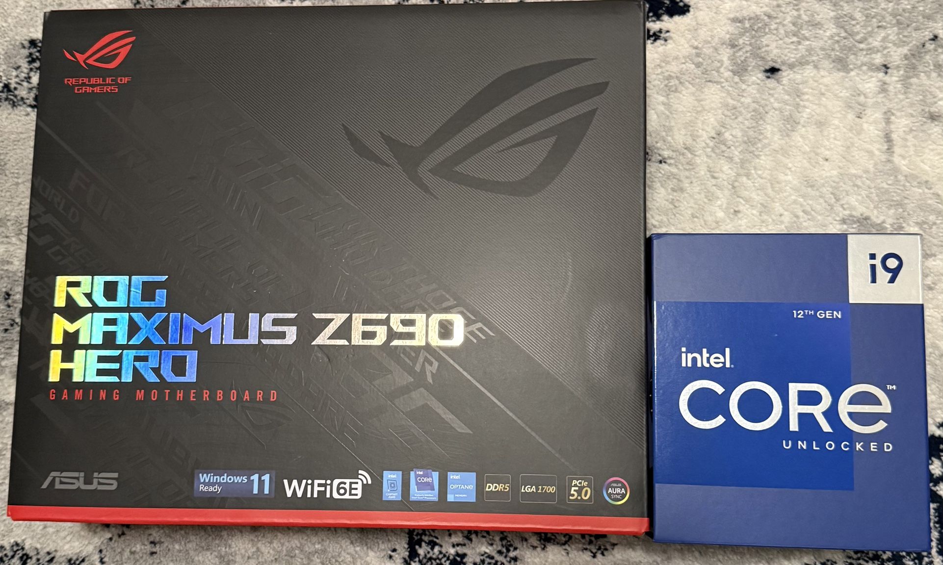 i9 12900k + Z690 ASUS ROG MAXIMUS HERO