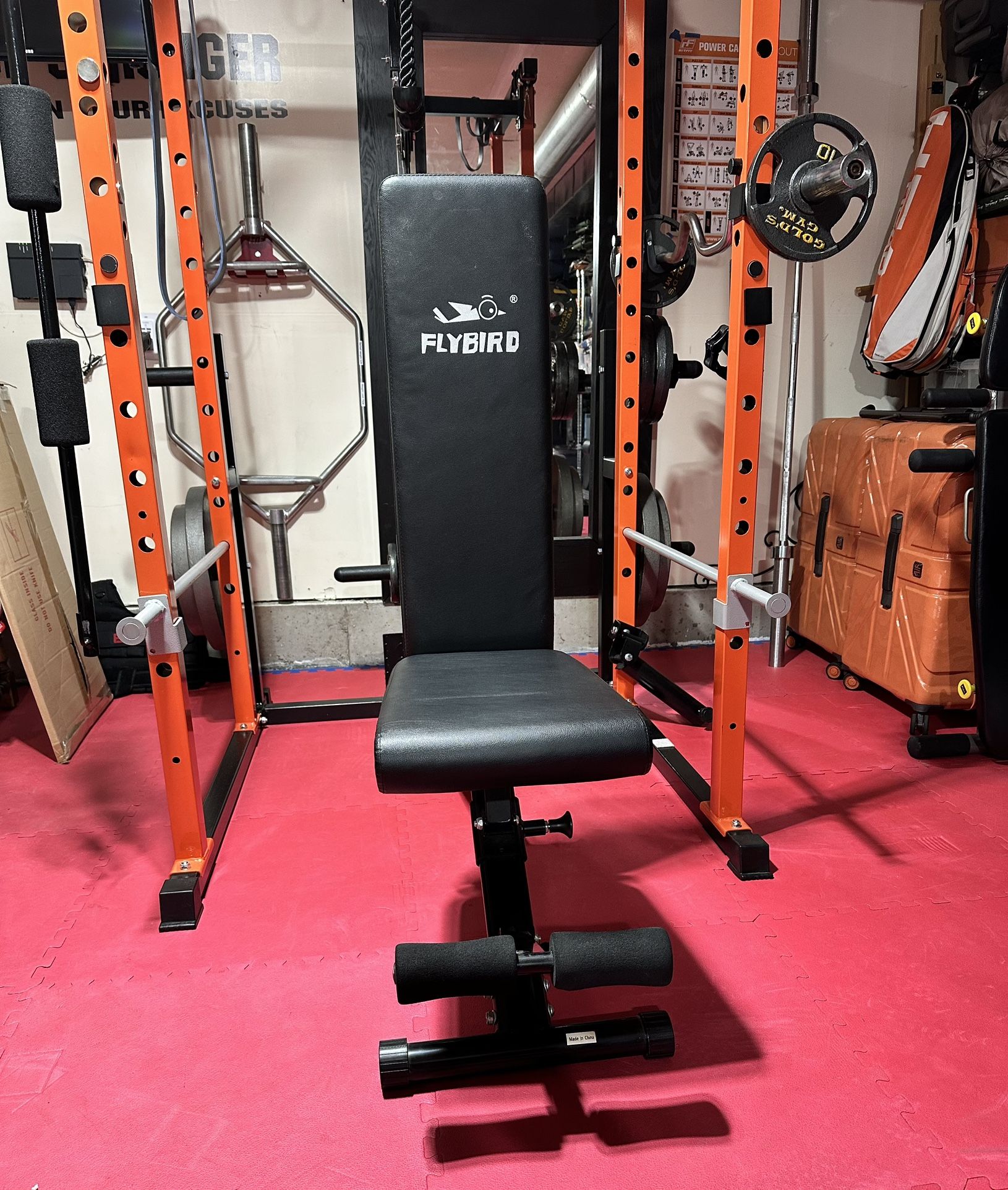 Weight Strength Training Bench - Adjustable and Fast Folding