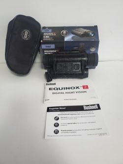 Bushnell Equinox Z 3x30 Digital Night Vision Monocular with Zoom Case Manual Box