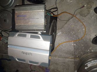 Rare Cross Fire Bmf600d And Infinity 4 Channel Amp With 1 12