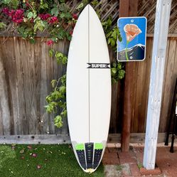 5’10 Super Brand Pig Dog Surfboard Surf Board Step Up (not Pyzel Ghost Rusty Slayer Lost Channel Islands Sharpeye Js Dhd Shortboard)