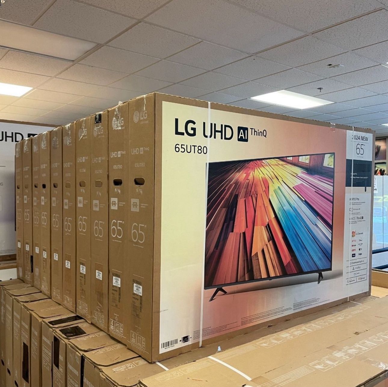 65” LG UT80 4K UHD Smart Tv