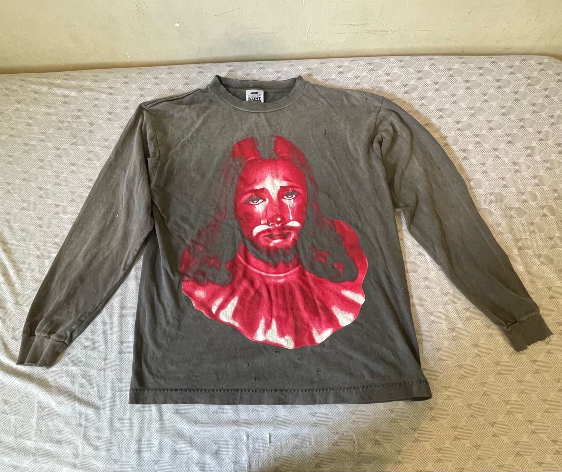 saint michael long sleeve shirt