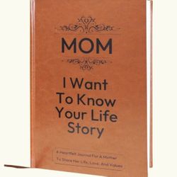 Gifts for Mom Birthday from Daughter Son- Mom I Want to Know Your Life Story Journal(Hardcover) Book: Gifts for Woman, Sentimental Gifts for Thanksgiv