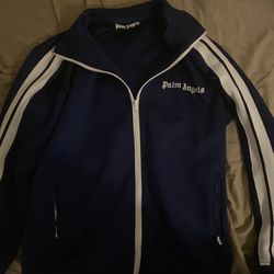 Palm Angels Navy Blue Track Jacket