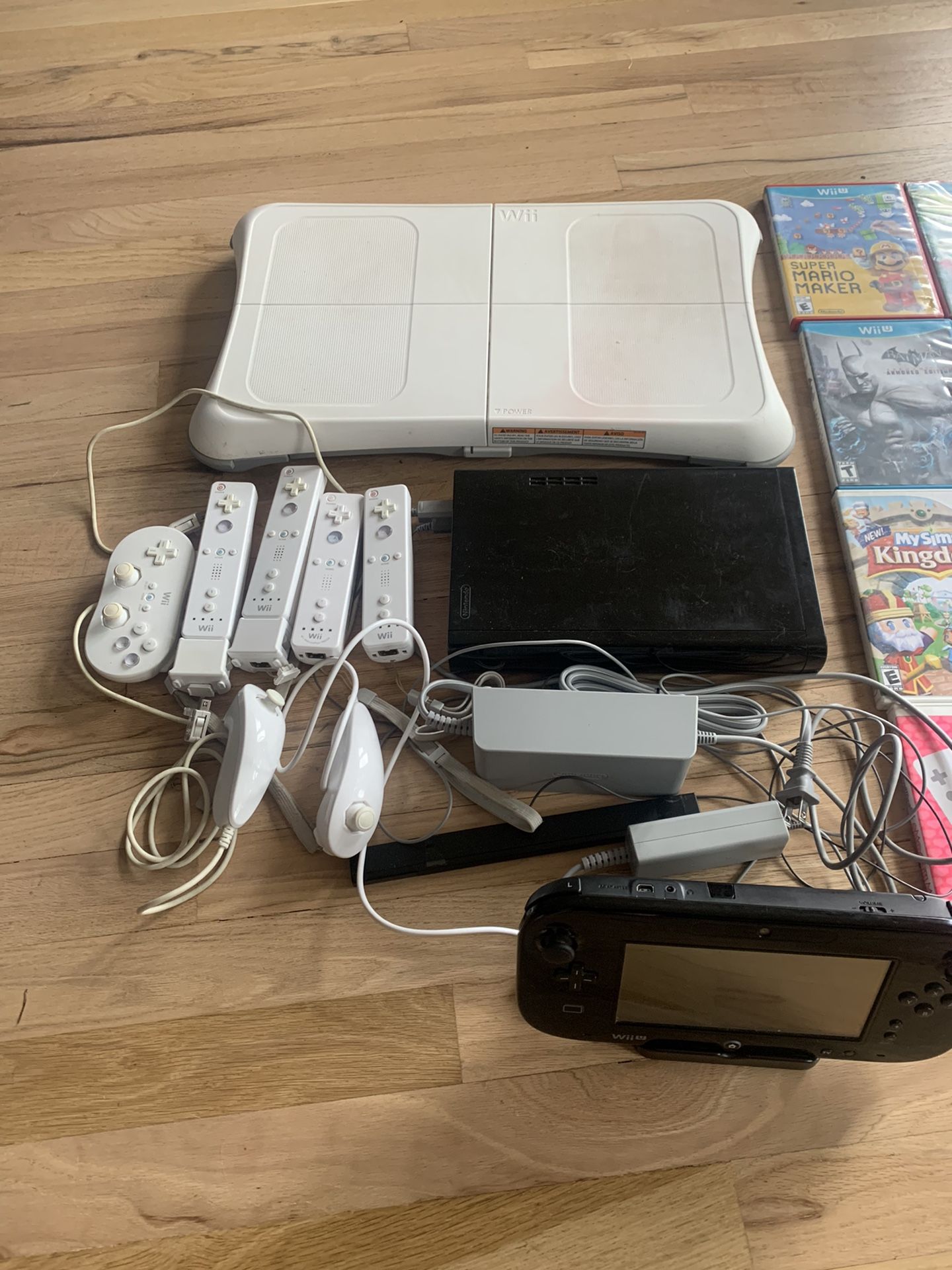Wii U Console With Wii And Wii U Games And Accessories