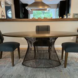 70 Inch Oval Dining Table