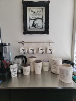 Coffee, Tea & Sugar Fancy Canisters