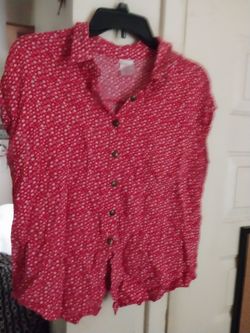Junior Ladies Xl Sleeveless Blouse