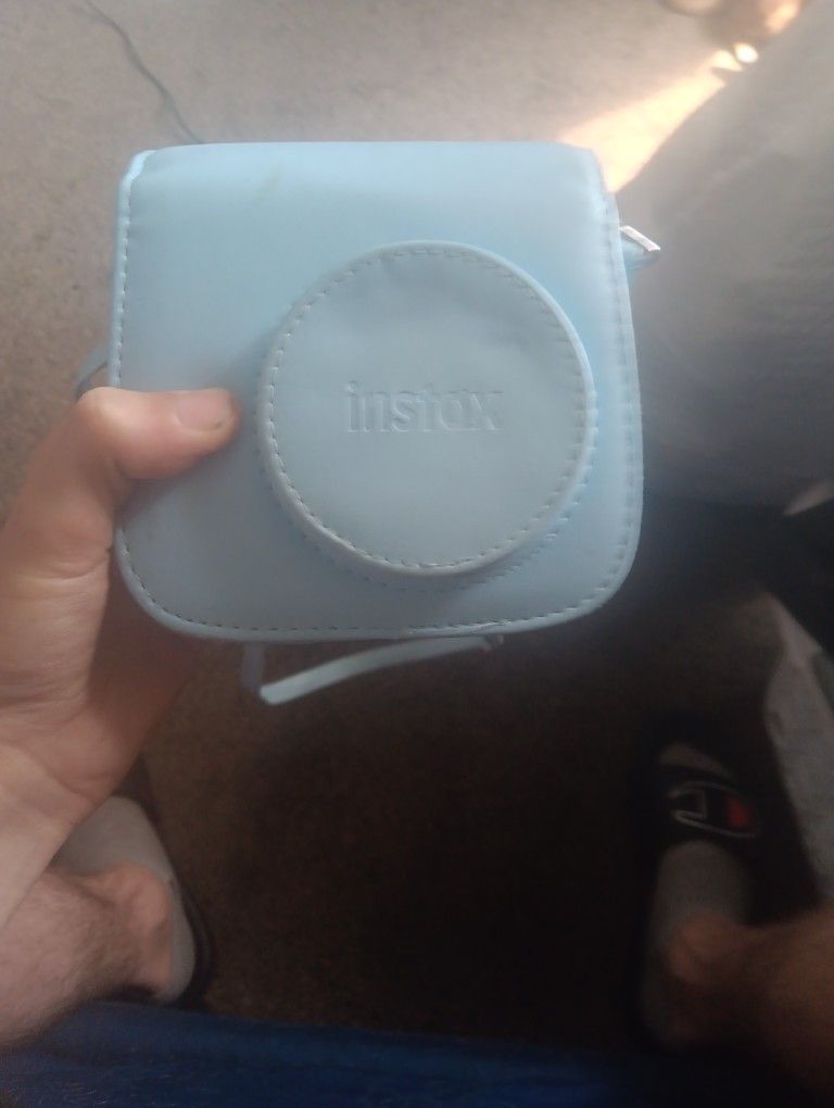 Blue Instax Camera