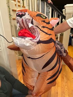 Inflatable Tiger Costume child