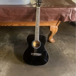 Savannah Black Guitar