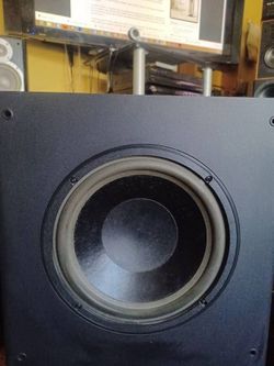 DAYTON SUB-100 POWERED SUBWOOFER $200 FINAL PRICE READ DESCRIPTION AND SEE ALL PICTURES