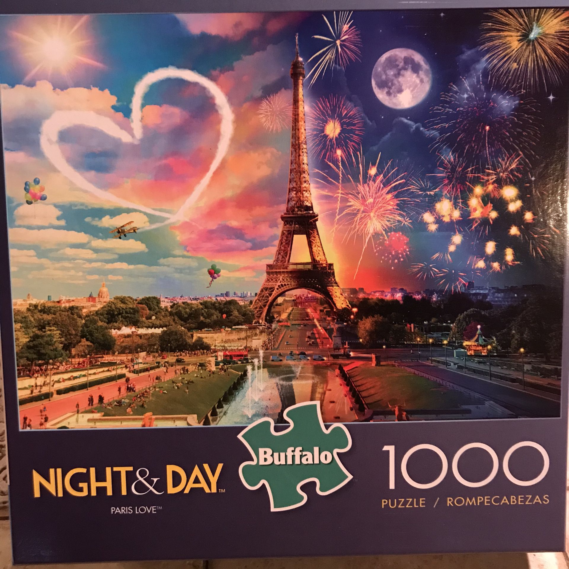 NEW!!! 1000 Piece Puzzle PARIS LOVE