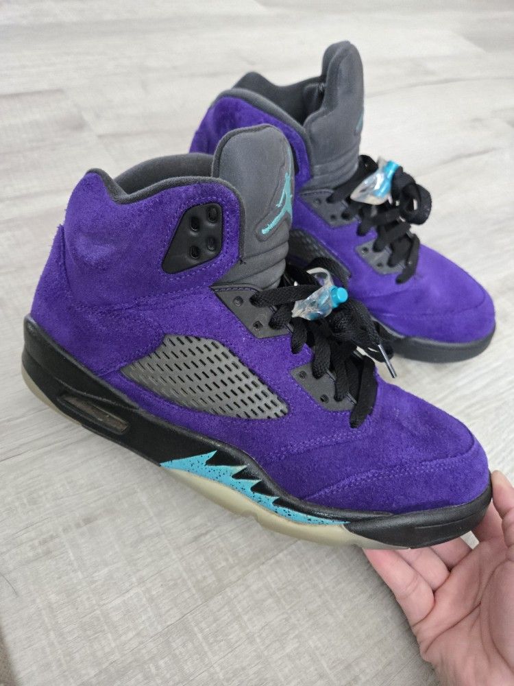 Jordan Retro 5 Alternate Grape Size 9 MEN'S 