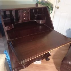 Antique Mahogany Secretary Desk 