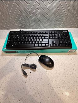 Logitech MK120 Corded Keyboard and Mouse Combo