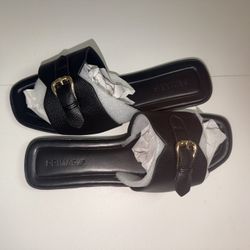 Black Sandal Flat For Women