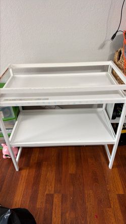 White Infant Changing Table
