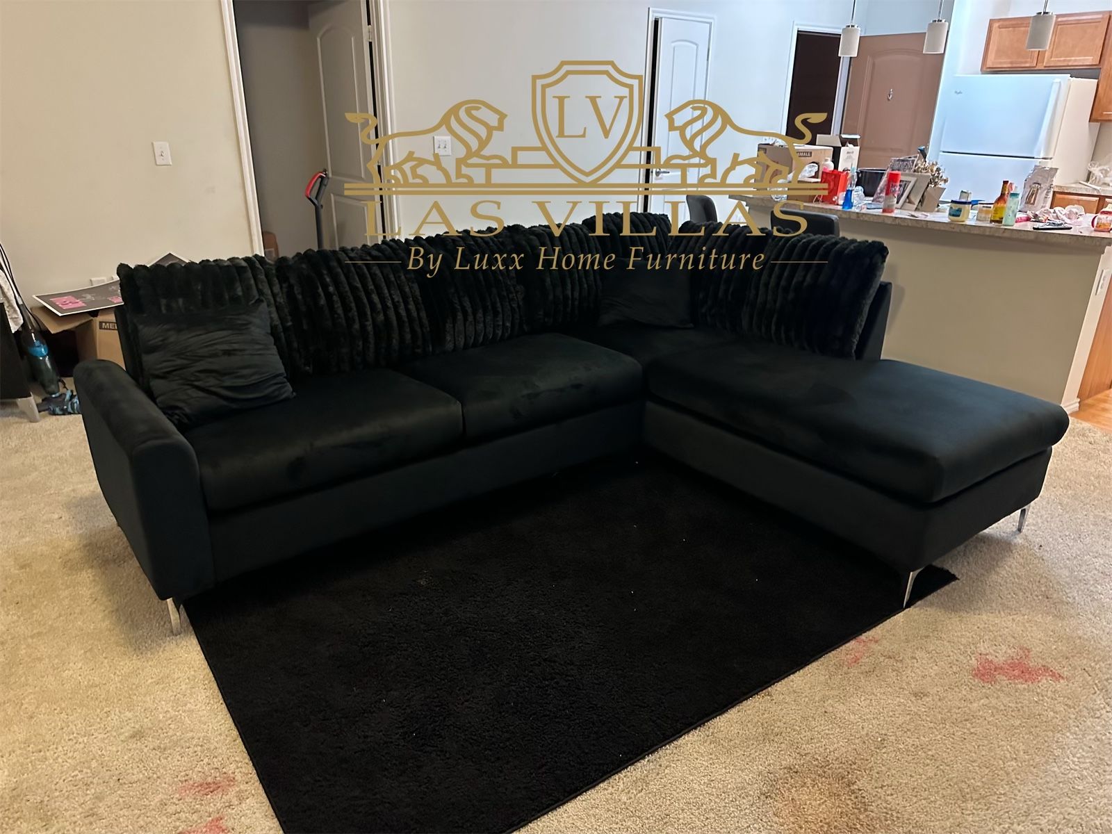 New Sectional Black Financing Available $39 Down payment