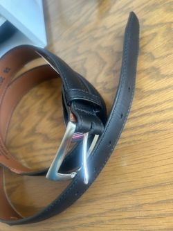 norton dress belt black leather style 20303 size 38 brighton satin