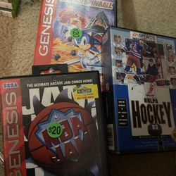 Sega Genesis Games $20 Each OBO 