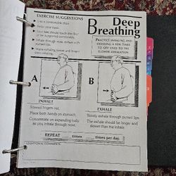 VINTAGE EXERCISE PRESCRIPTION/HOME EXERCISE PRINTABLE SHEETS IN BINDER