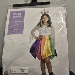 LAST CHANCE Mystical Unicorn Girl Fantasy Dress Halloween Child Costume