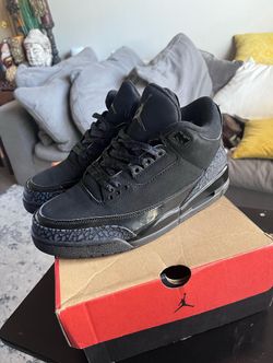 Black Cat Jordan 3s 