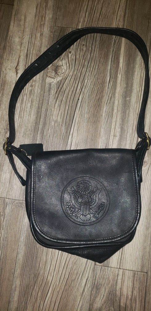 Vintage Coach Federal Seal Shoulder Bag From 1972