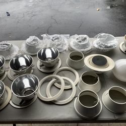 Recessed, lighting, trims and housings