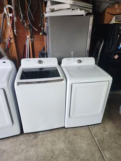 Samsung Washer And Electric Dryer Large Capacity