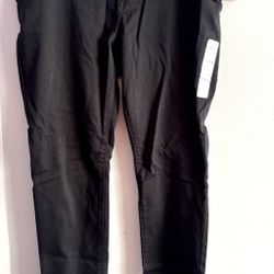 Black Maternity Jeans, Size 12