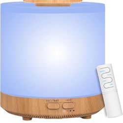 1600 ML Large Essential Oil Diffuser Aromatherapy Humidifier for Large Room Home 35 Hour Run Huge Coverage Area 1.6 Liter Extra Large Capacity Huge 