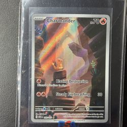 Pokémon TCG Charmander 168/165 Illustration Rare Scarlet & Violet 151 LP