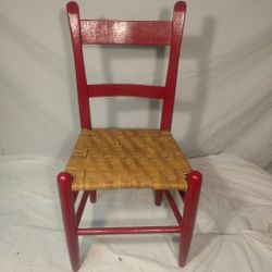 Vintage Chair With Cane Seat