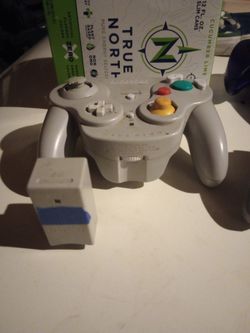 Original Nintendo Gamecube Wave Bird Controller Grey Working