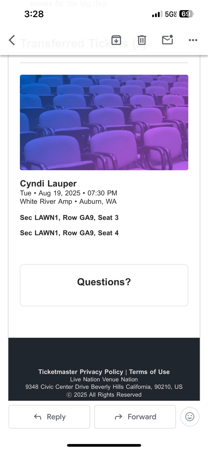 Cyndi Lauper-White River amphitheater