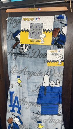 New snoopy dodgers blanket