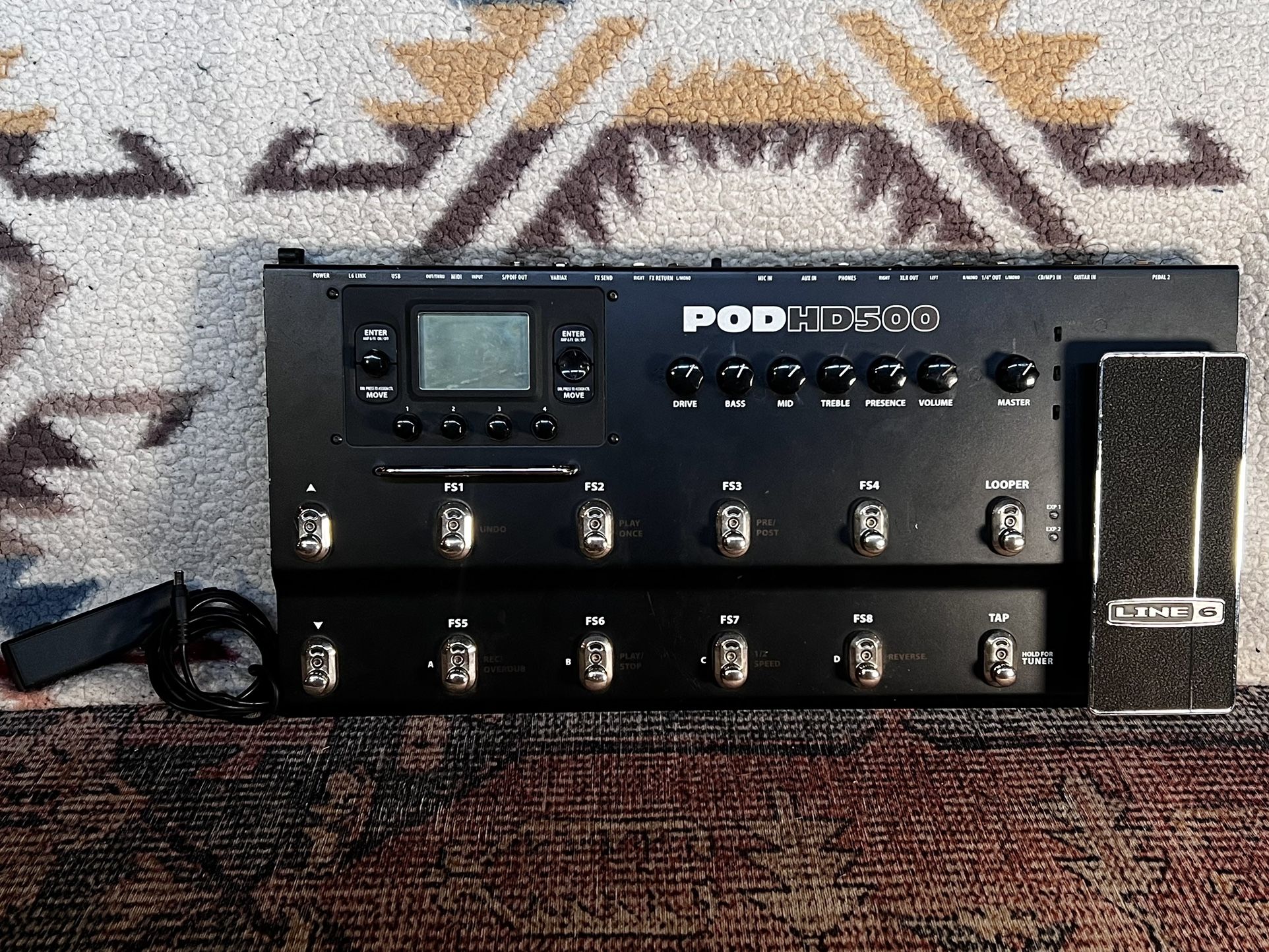 Line 6 POD HD500 Multi-Effects Pedalboard – $100 (Includes Power Supply)