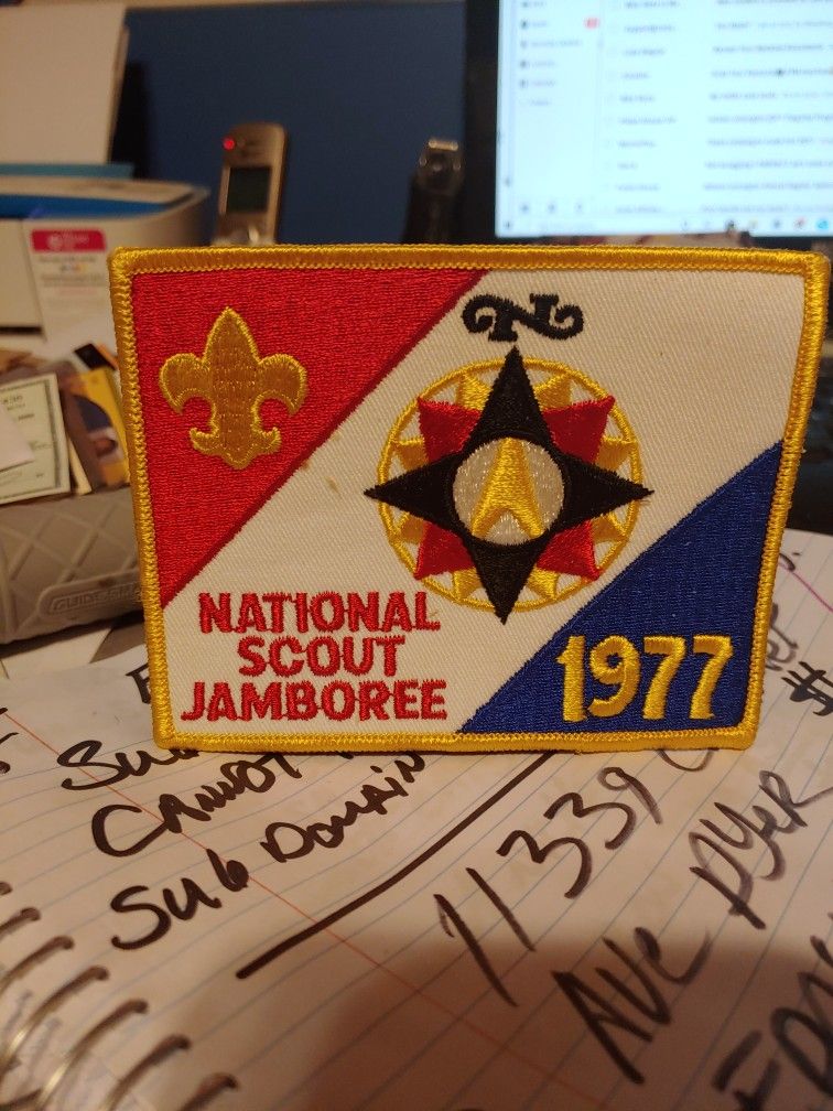 Hard To Find 77 Biy Scout Jamboree Patch