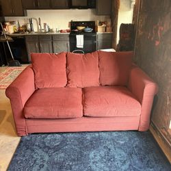 Red IKEA Couch