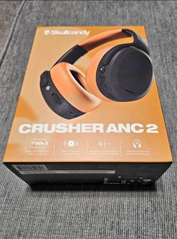 Skullcandy Headphones Crusher Anc 2 Black and Orange!